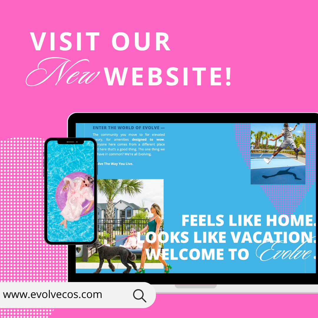 Evolve Cos bold, new website reveal.